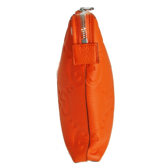 Gucci Piuma Calfskin Jumbo Shoulder Bag Orange - Picture 3 of 9